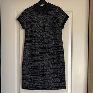 Maison Jules Elegant Black and Gray Women's Dress